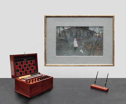 Степанов Алексей Степанович. Катя с собачкой 